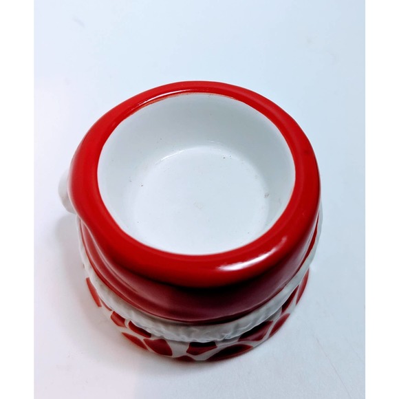 Vintage Ceramic Santa Claus Candle Tealight Holder Home Interiors and Gifts - Picture 3 of 4